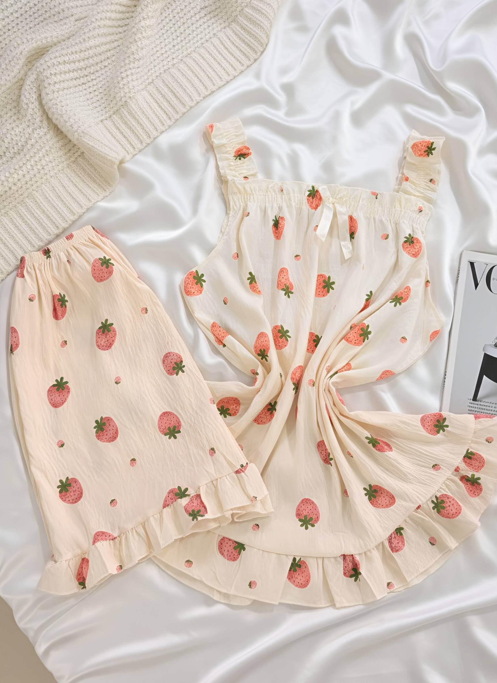 تاپ شرتک توتفرنگی بزرگ