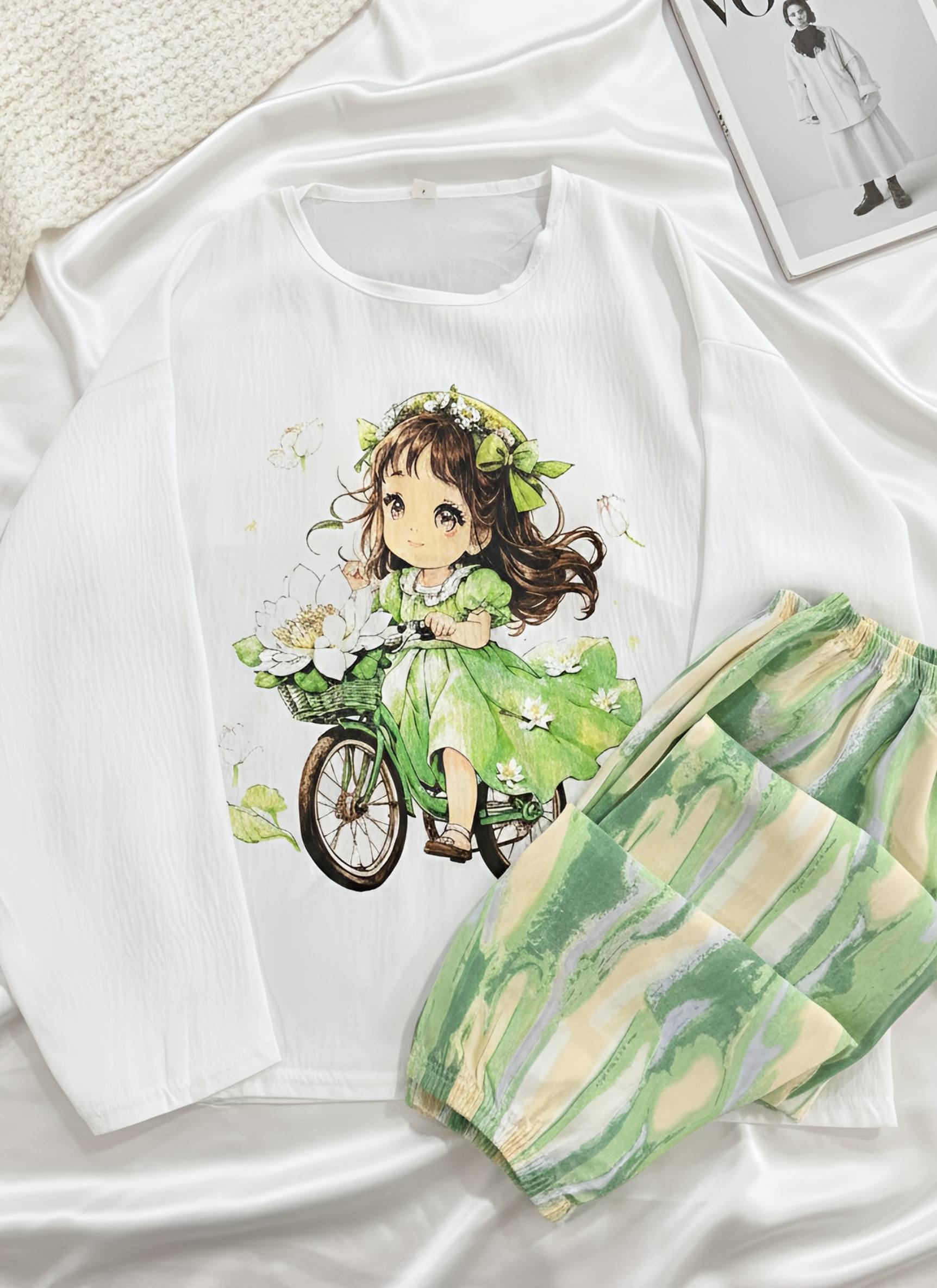 انیمیشنی دختر سبز