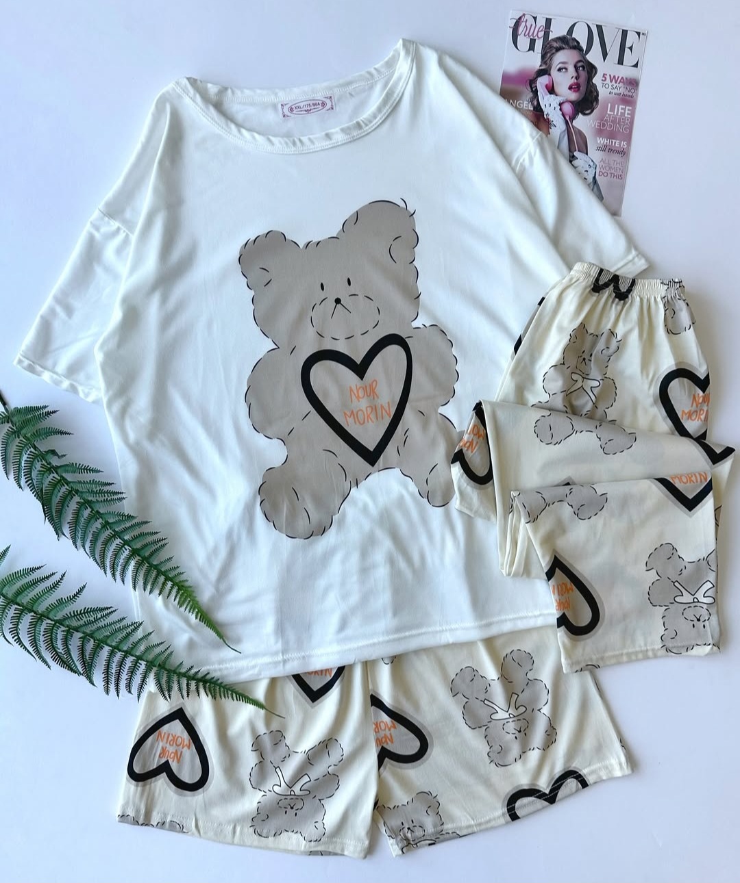 ست سه تیکه خرس قلبی