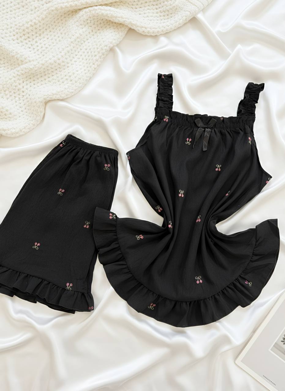 تاپ شرتک گیلاس مشکی