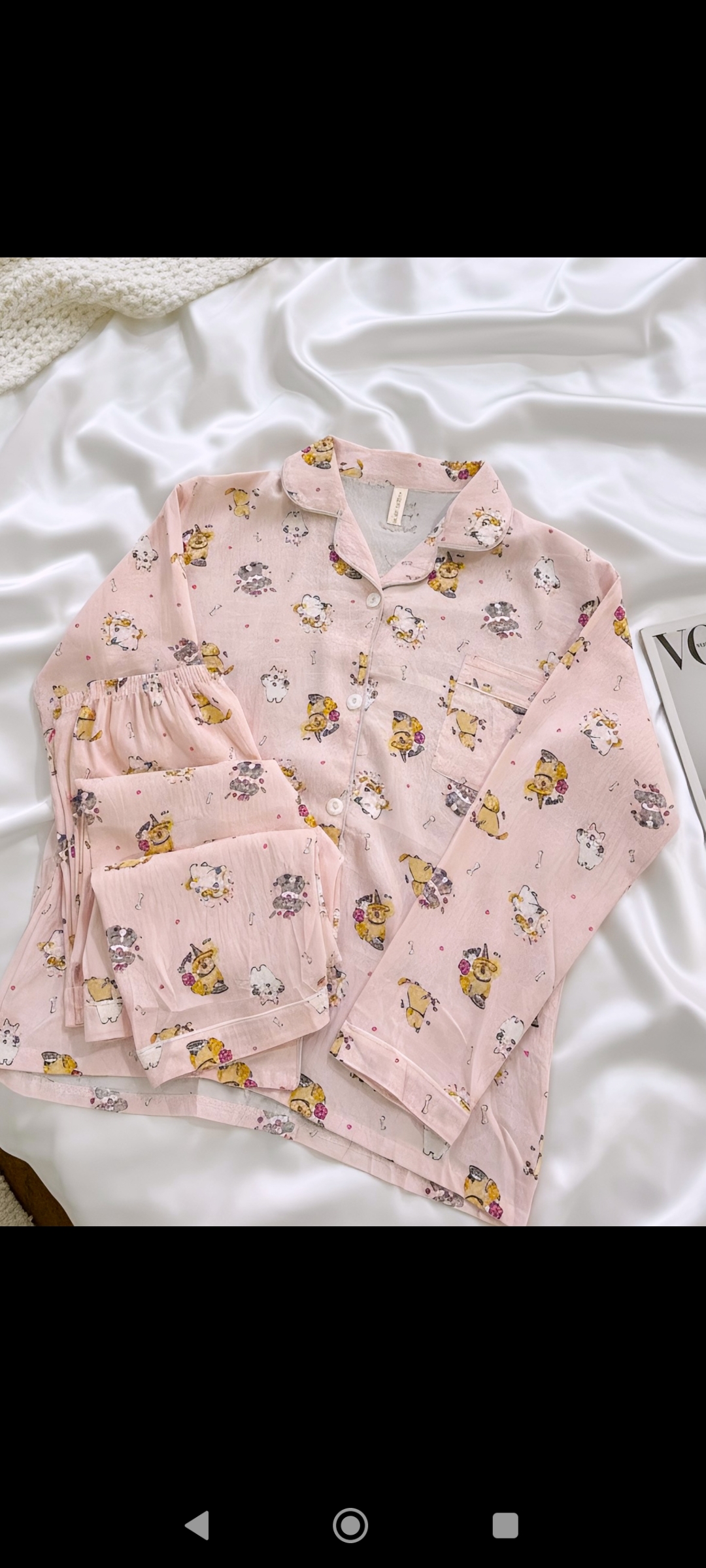 آستین بلند حیوانات صورتی