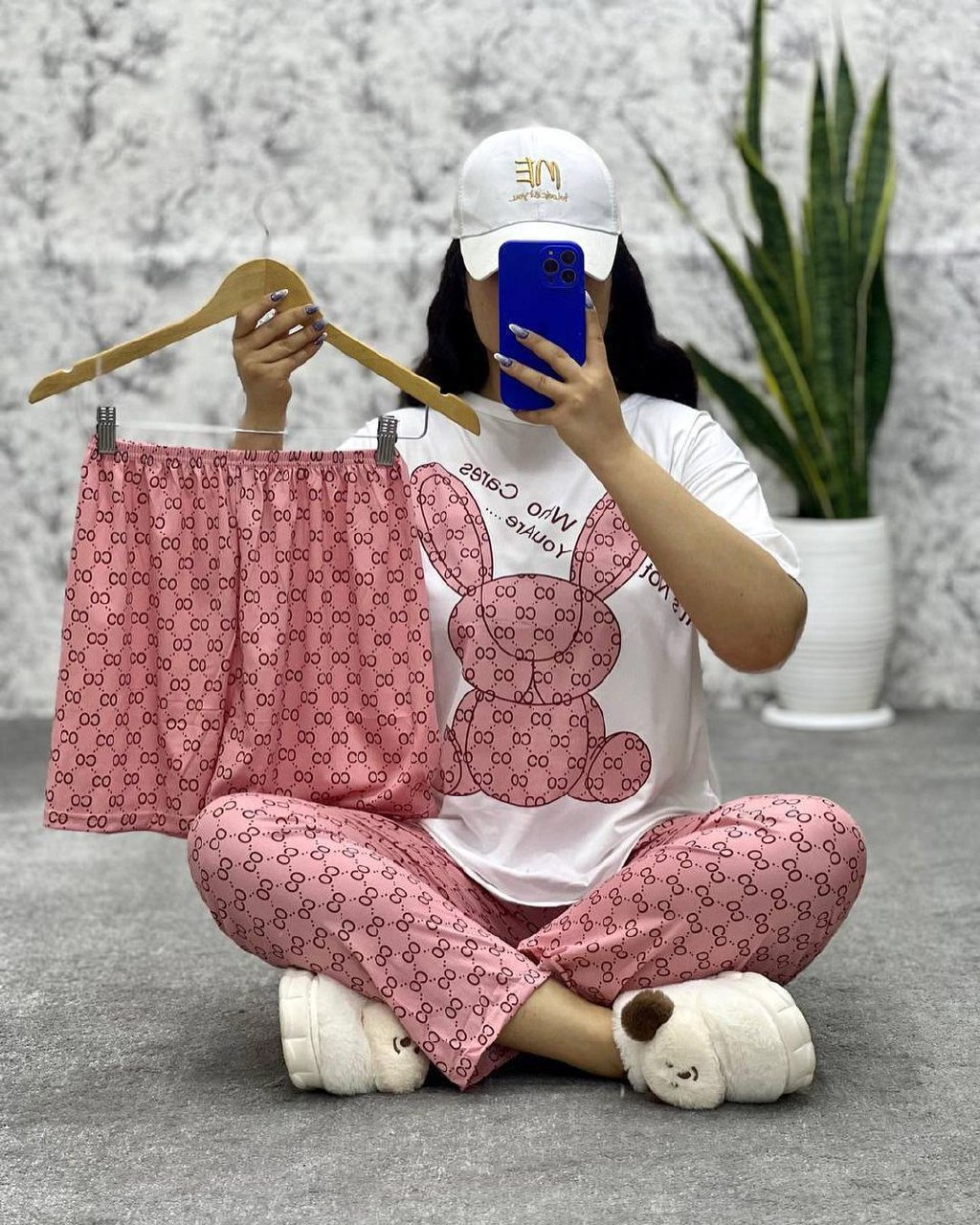 سه تیکه خرگوش صورتی اصلی