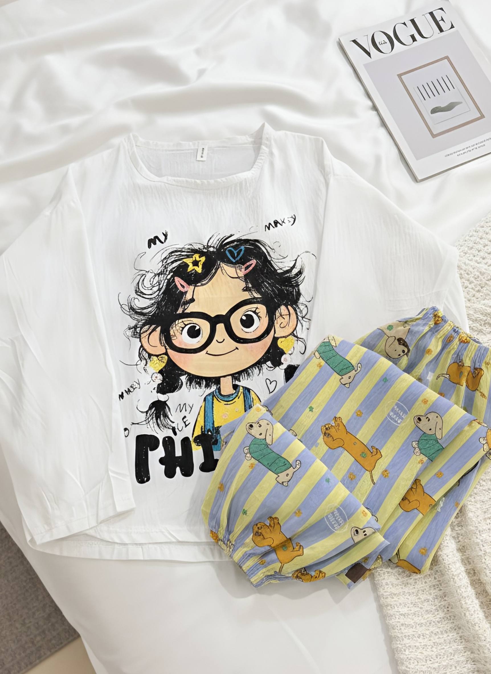 انیمیشنی دختر عینکی بزرگ