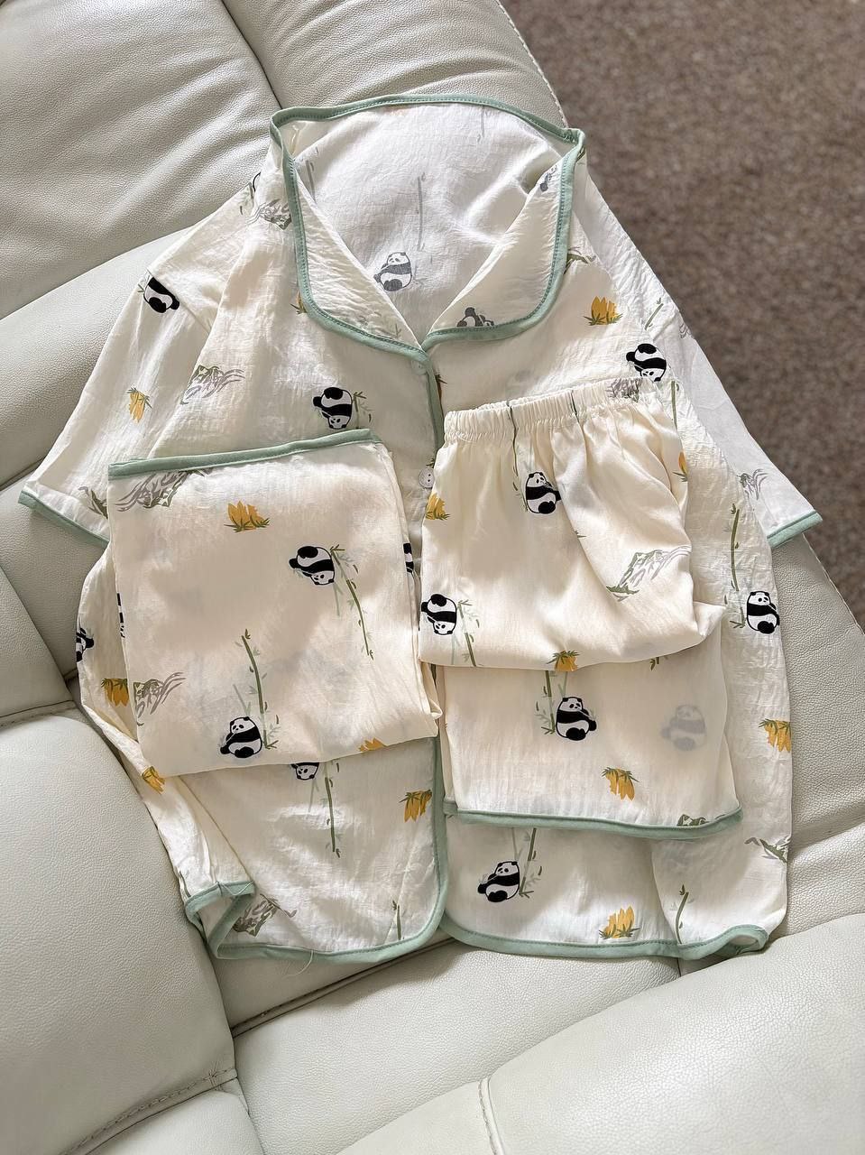 سه‌تیکه کریشه پاندا گل زرد