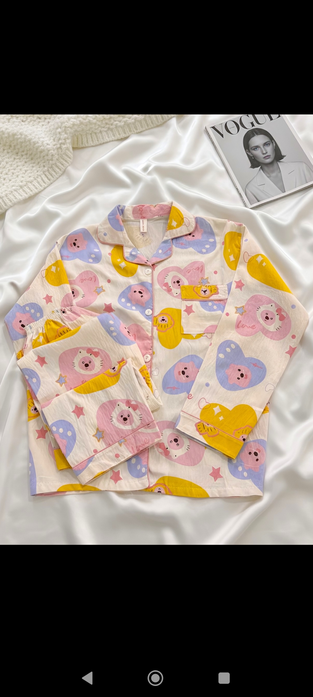 آستین بلند تدی قلبی